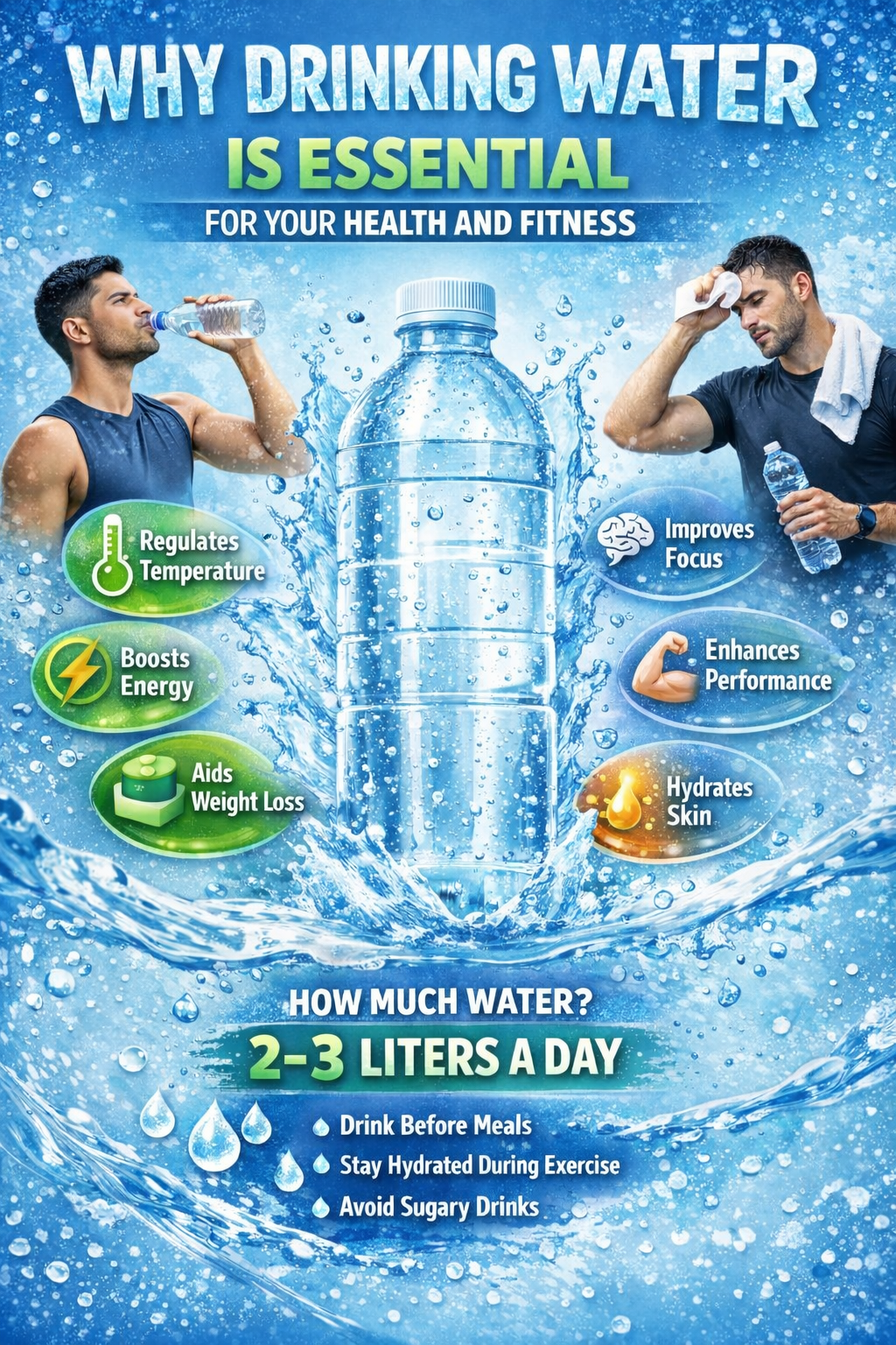 Why Drinking Water is Essential for Your Health and Fitness