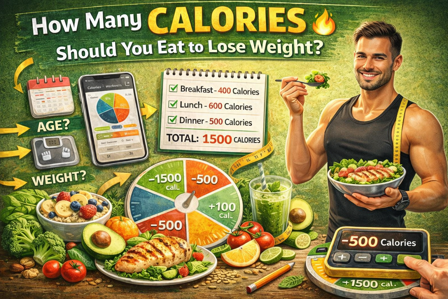 How Many Calories Should You Eat to Lose Weight?