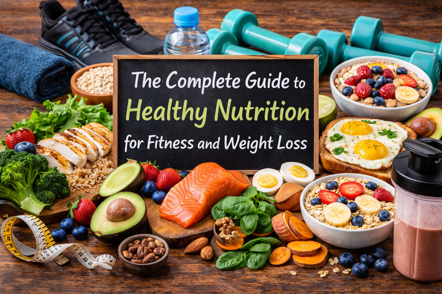 The Complete Guide to Healthy Nutrition for Fitness and Weight Loss