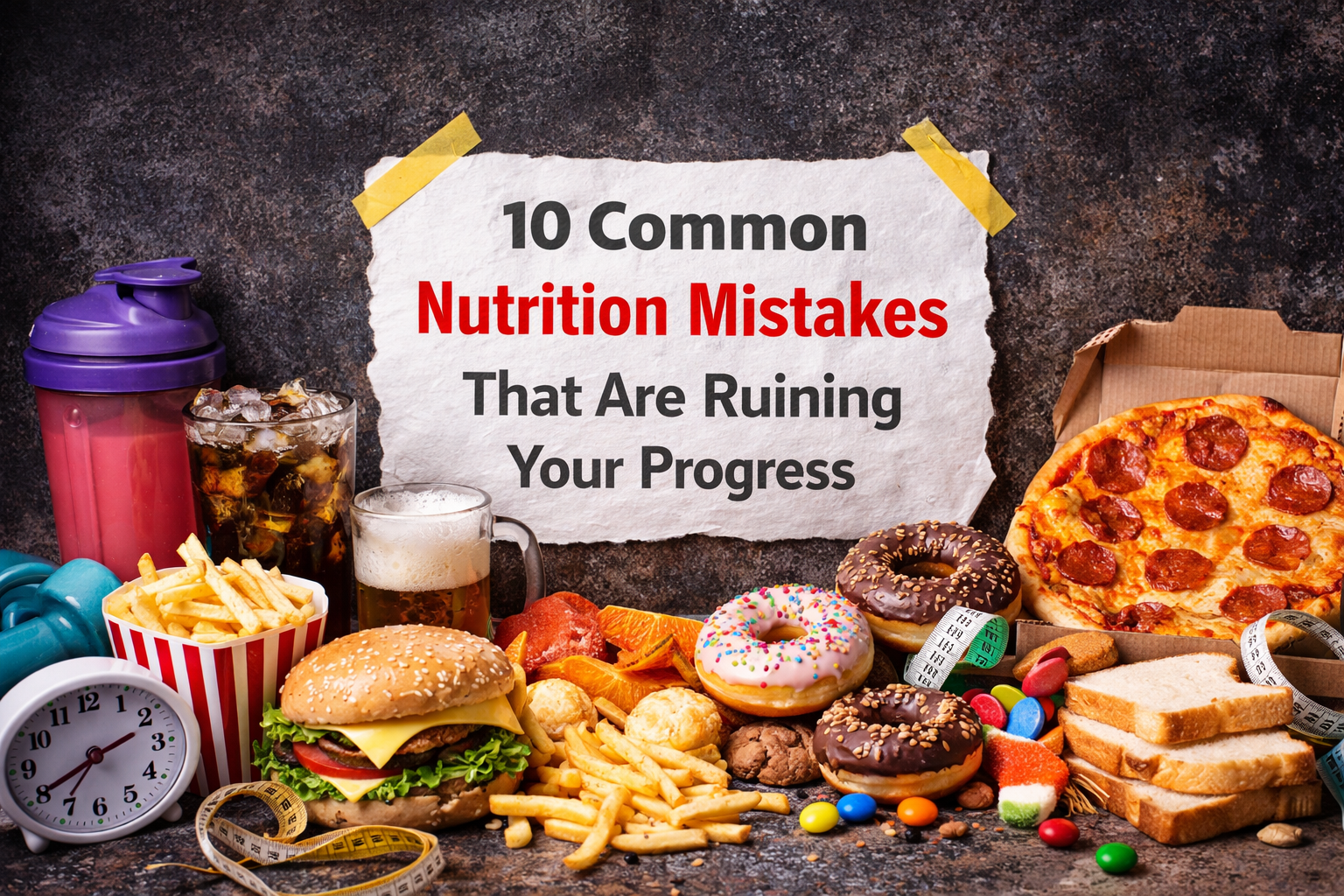 10 Common Nutrition Mistakes That Are Ruining Your Progress