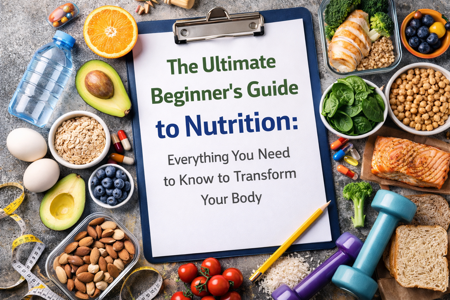 The Ultimate Beginner’s Guide to Nutrition: Everything You Need to Know to Transform Your Body