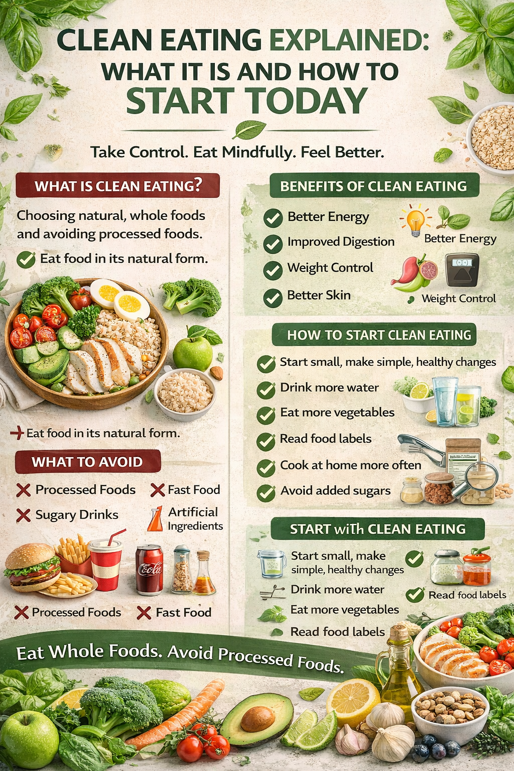 Clean Eating Explained: What It Is and How to Start Today