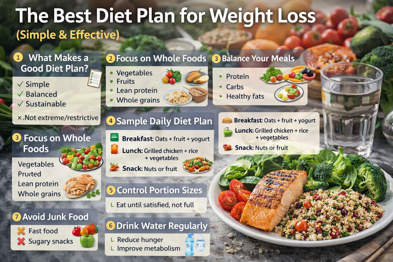 The Best Diet Plan for Weight Loss (Simple & Effective)