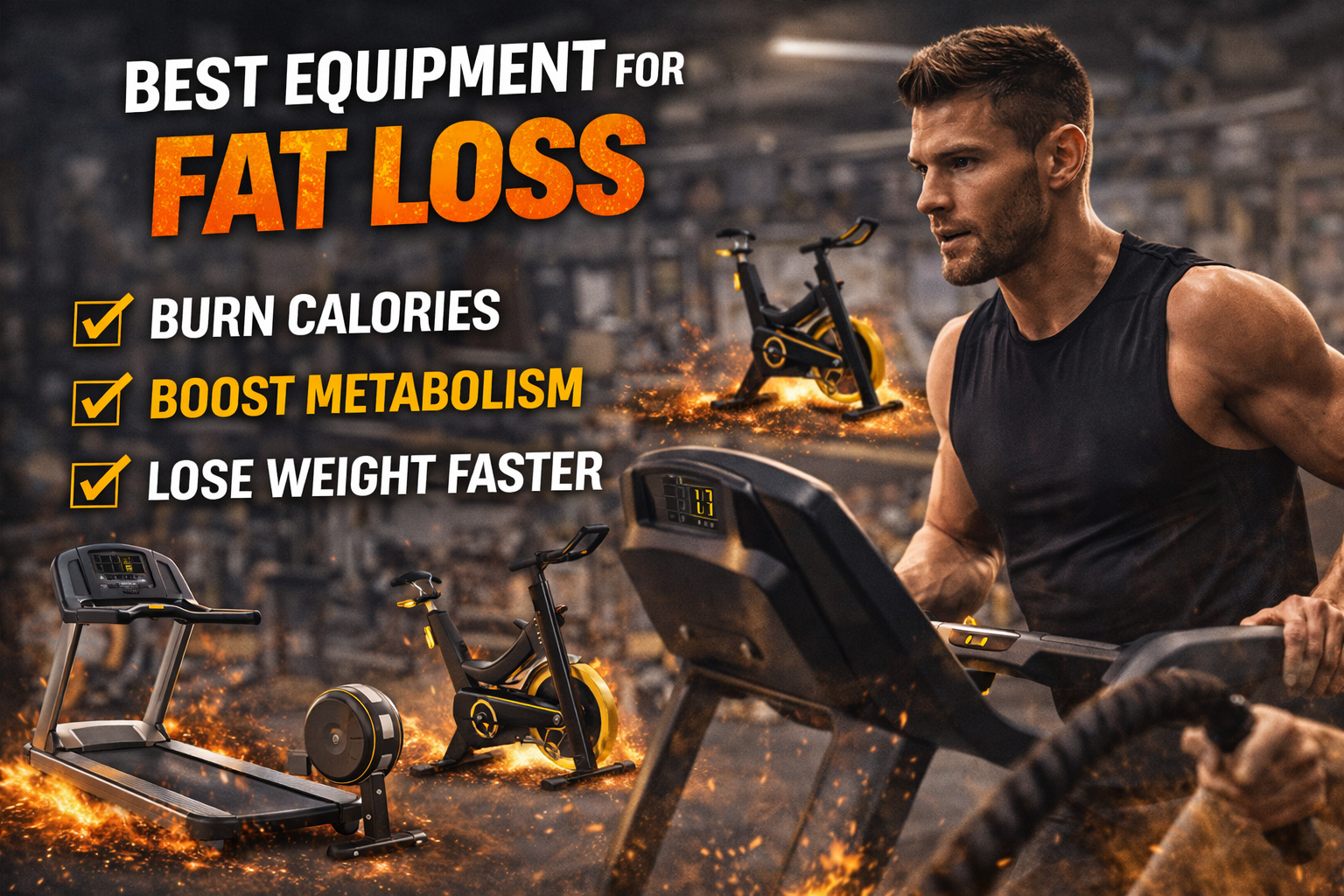 Best Gym Equipment for Fat Loss: Burn Calories and Lose Weight Faster