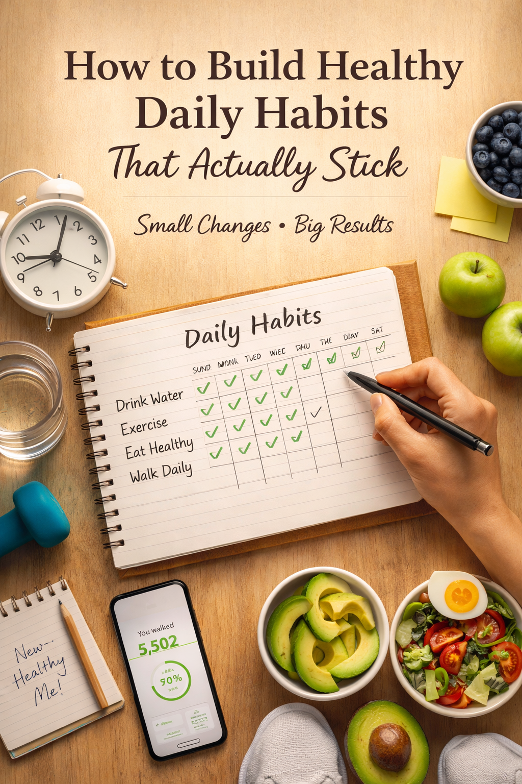 How to Build Healthy Daily Habits That Actually Stick