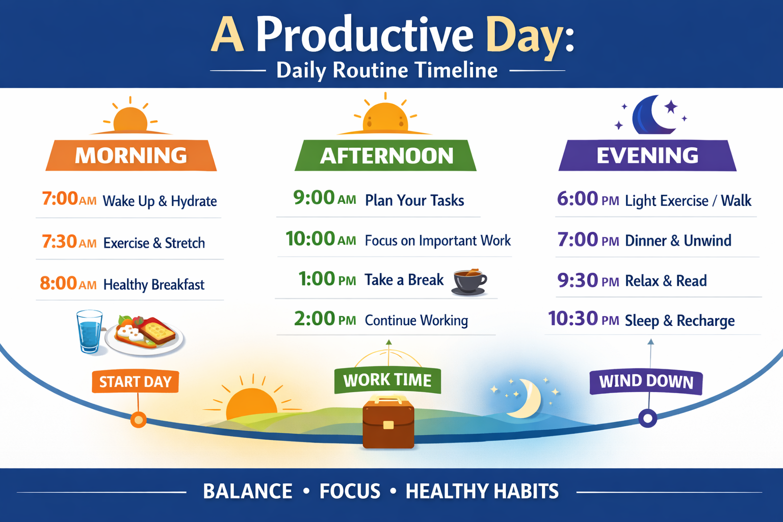 How to Improve Your Daily Routine for Better Productivity and Health