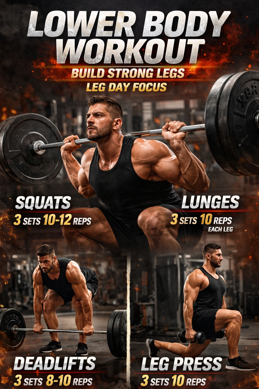 Lower Body Workout: Build Strong Legs and Improve Performance