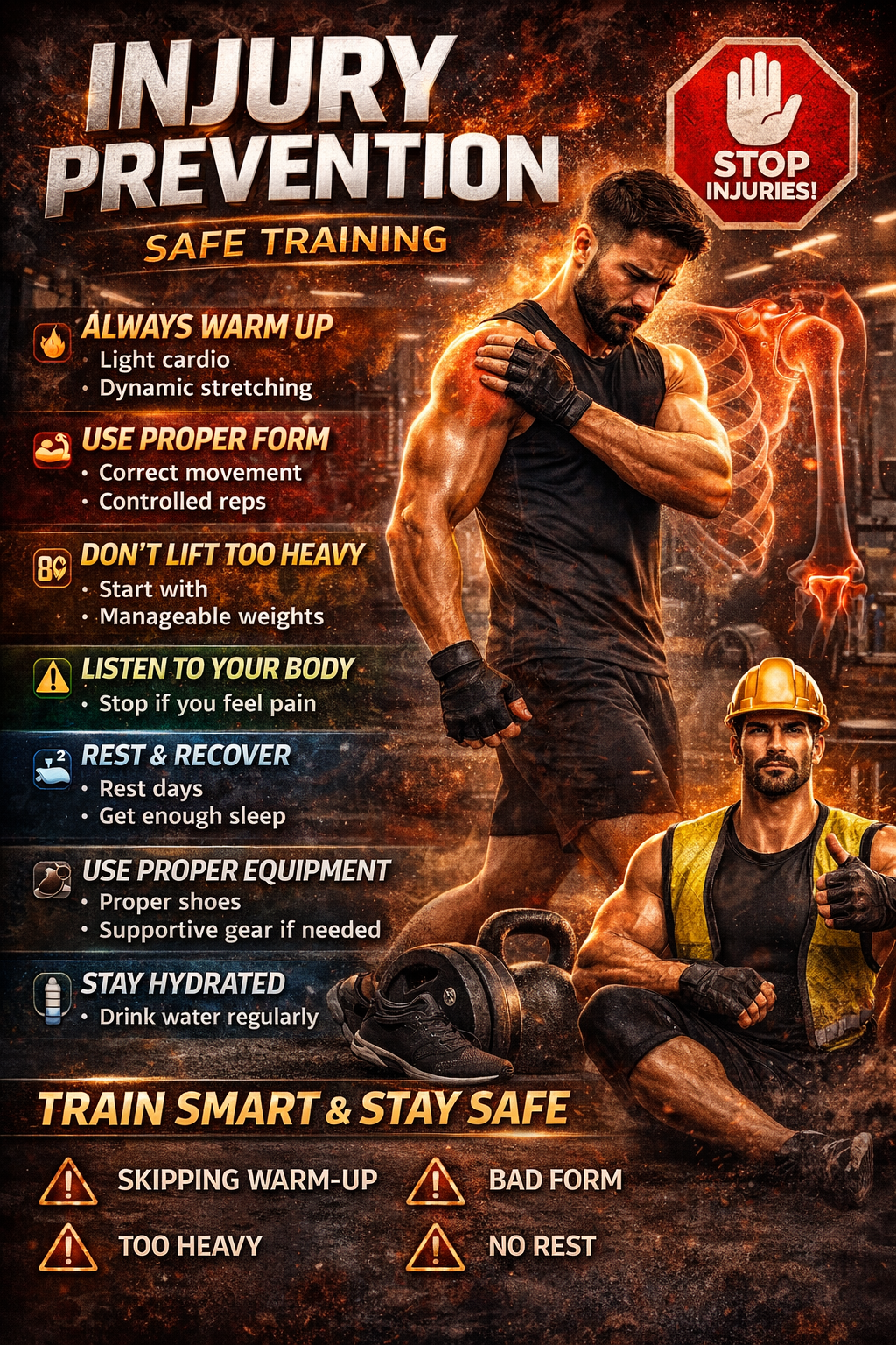 Injury prevention: Safe Training