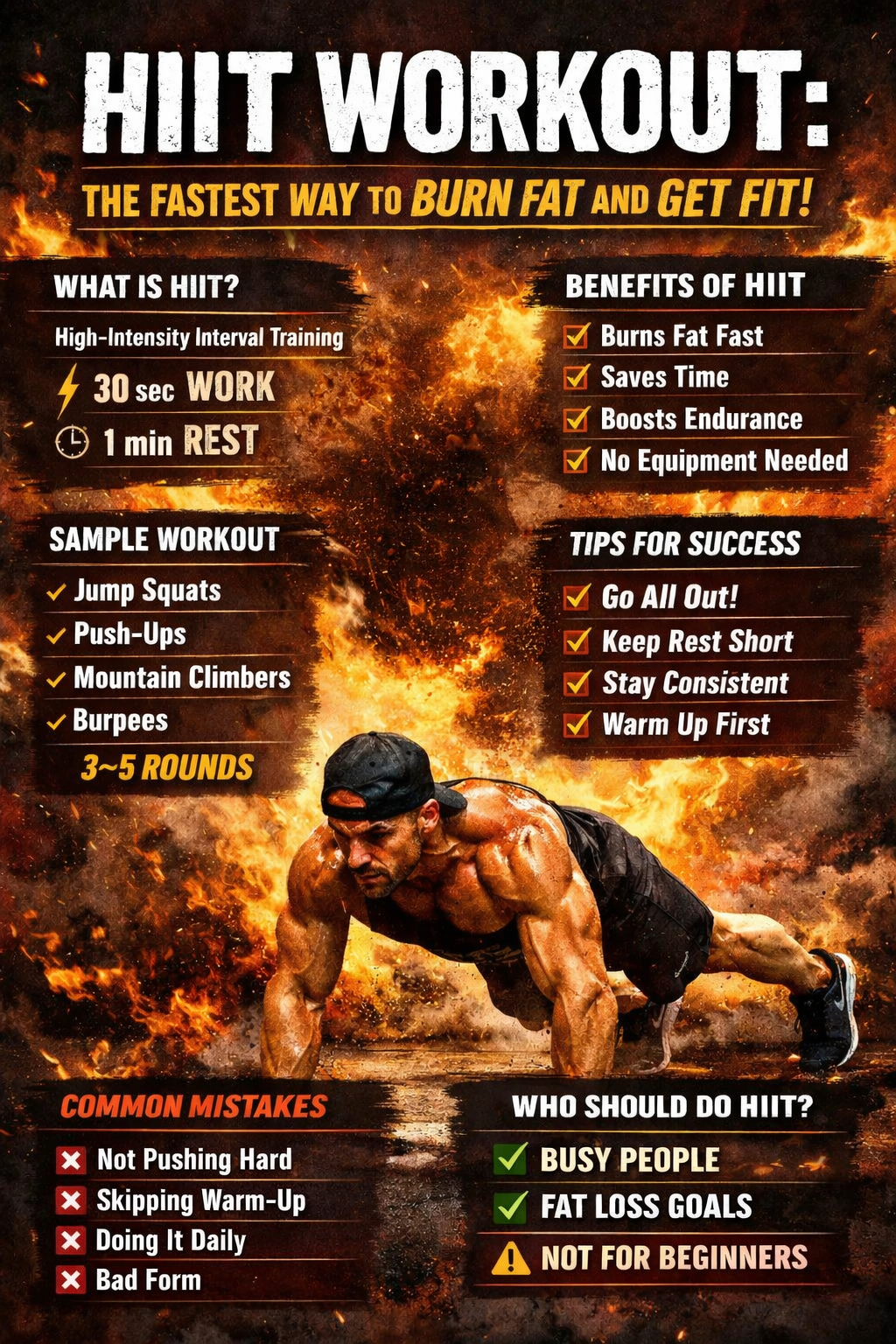 HIIT Workout: The Fastest Way to Burn Fat and Get Fit
