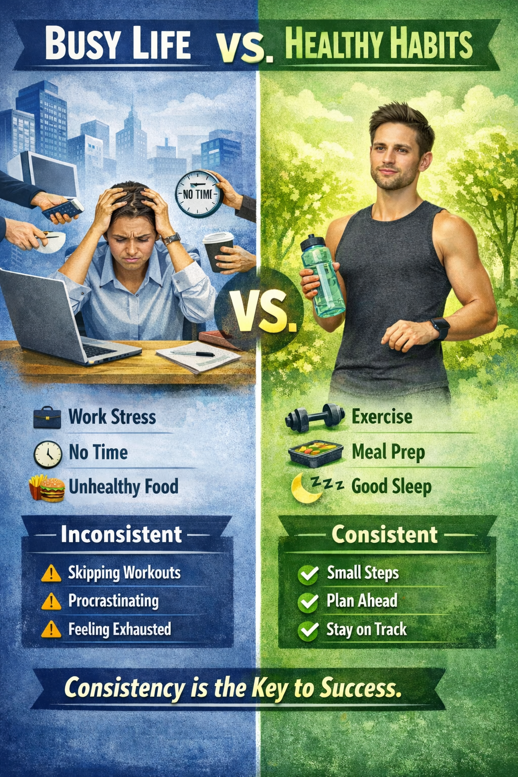 How to Stay Consistent with Healthy Habits in a Busy Life