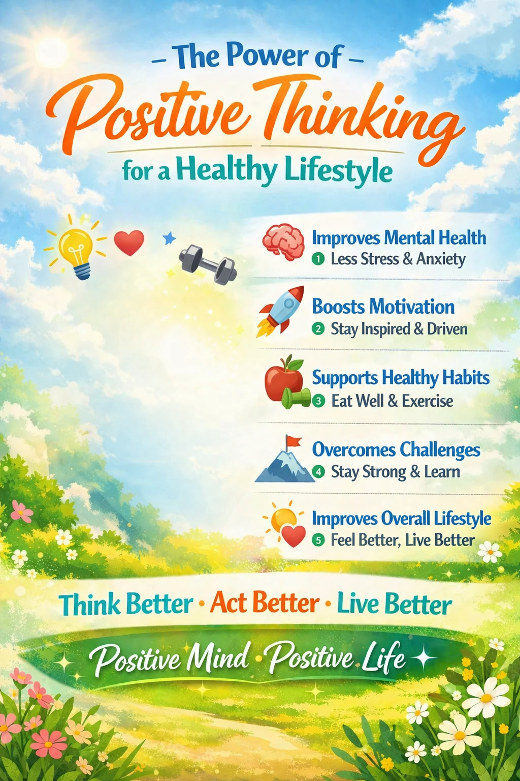 The Power of Positive Thinking for a Healthy Lifestyle