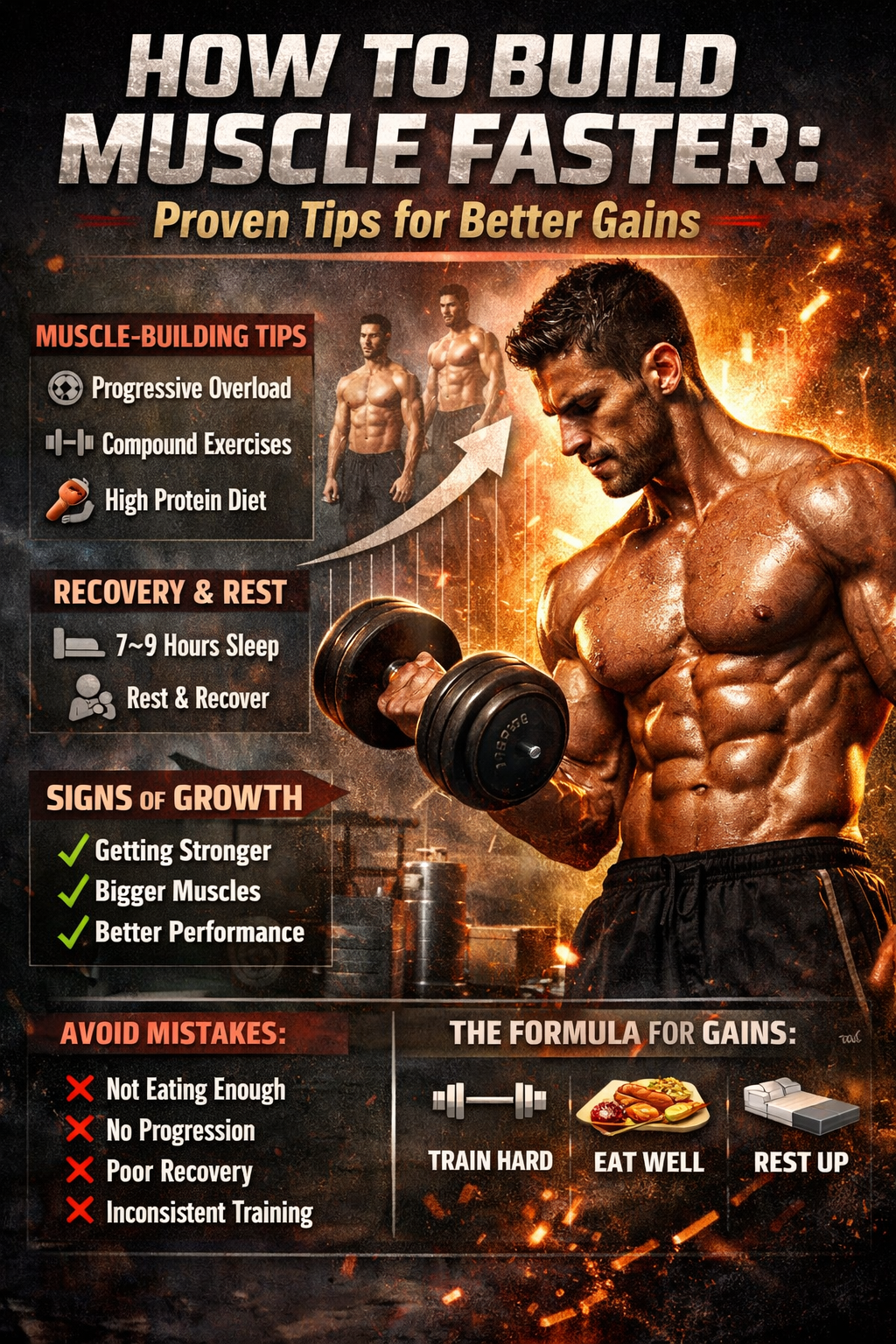 How To Build Muscle Faster: proven tips for better gains