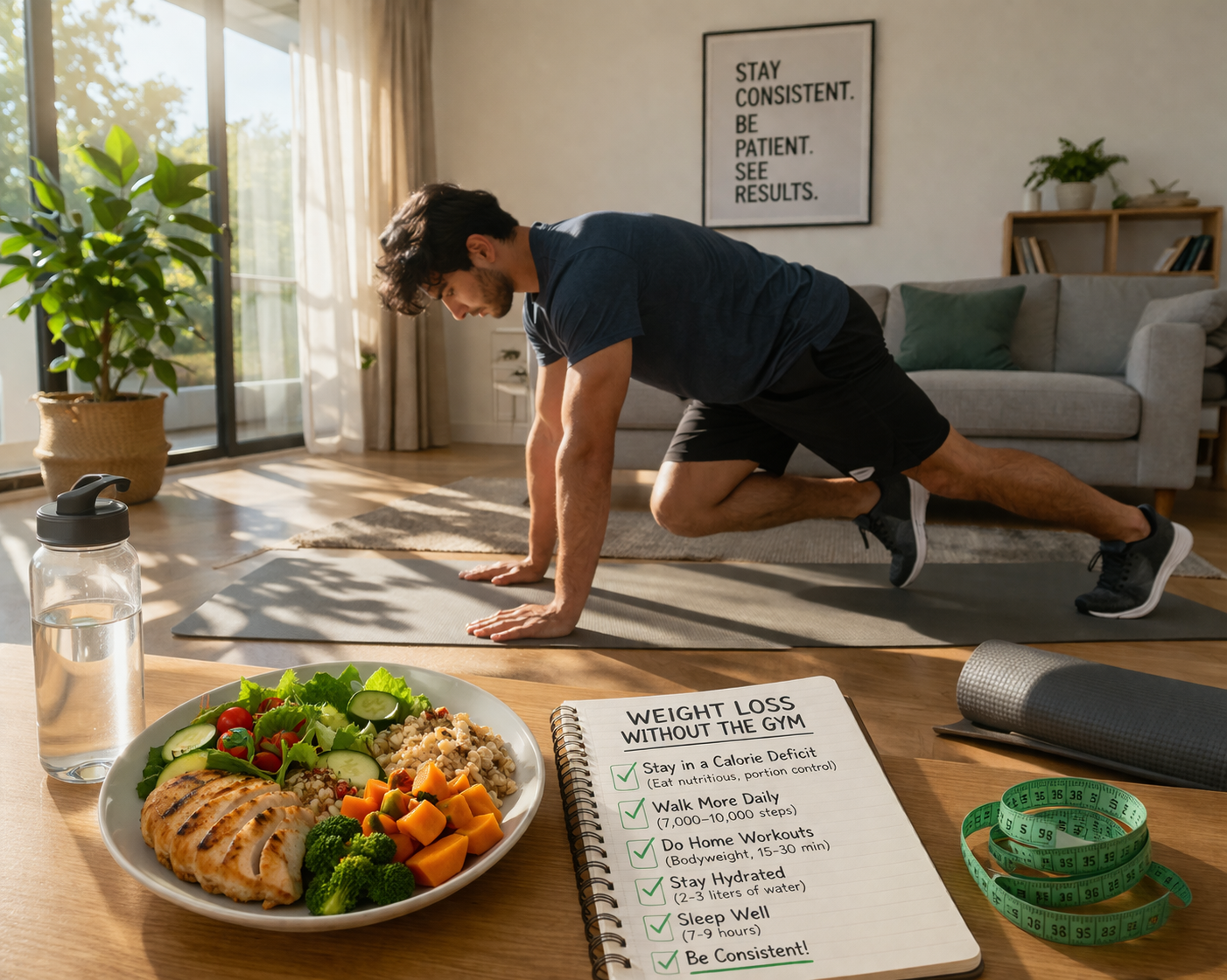 How to Lose Weight Without Going to the Gym