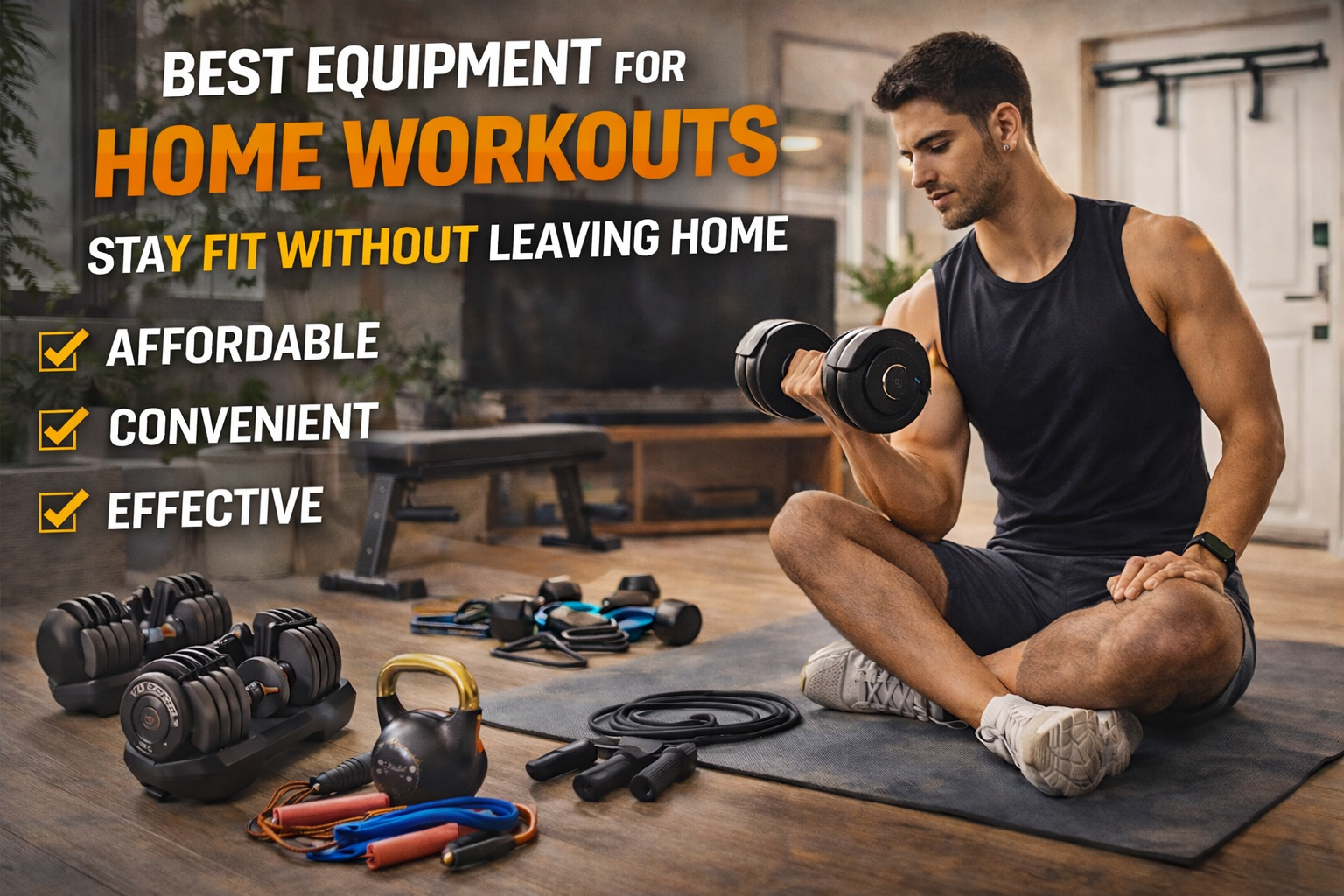 Best Gym Equipment for Home Workouts: Stay Fit Without Leaving Your House