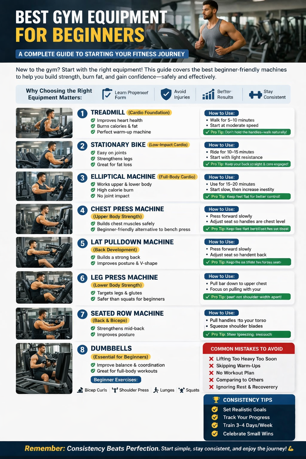 Best Gym Equipment for Beginners: A Complete Guide to Starting Your Fitness Journey Introduction
