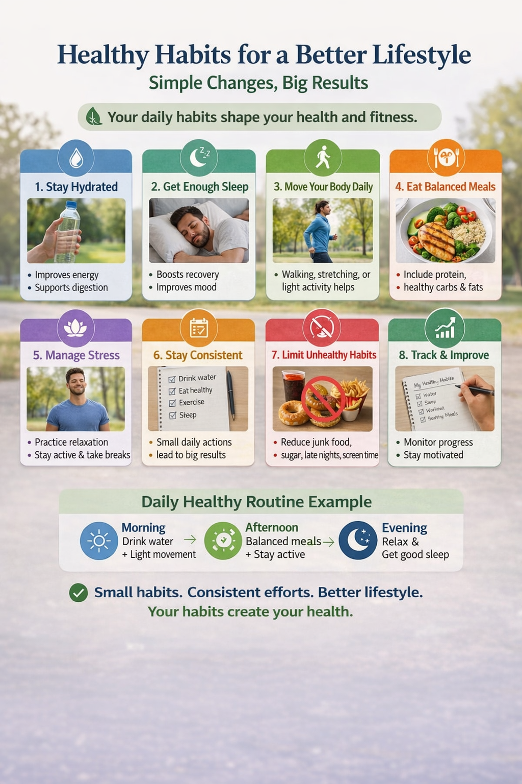 Healthy Habits for a Better Lifestyle: Simple Changes, Big Results